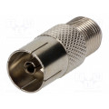 EF-322; Adapter; F socket,coaxial 9.5mm socket; TELESTE