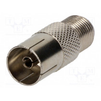 EF-322; Adapter; F socket,coaxial 9.5mm socket; TELESTE EF-322; Adapter; F socket,coaxial 9.5mm socket; TELESTE