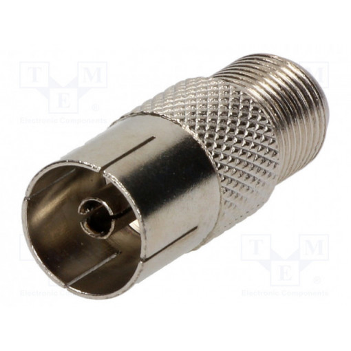 EF-322; Adapter; F socket,coaxial 9.5mm socket; TELESTE EF-322; Adapter; F socket,coaxial 9.5mm socket; TELESTE
