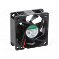 EF60252S1-1000U-A99; Fan: DC; axial; 24VDC; 60x60x25mm; 39.93m3/h; 27dBA; slide bearing; SUNON EF60252S1-1000U-A99; Fan: DC; axial; 24VDC; 60x60x25mm; 39.93m3/h; 27dBA; slide bearing; SUNON