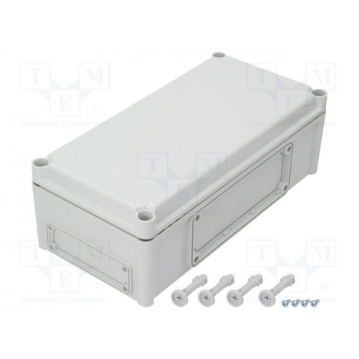 EKMB 130 G; Enclosure: wall mounting; X: 190mm; Y: 380mm; Z: 130mm; EK; grey; IK08; FIBOX
