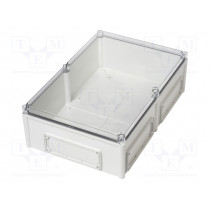 EKUH 180 T; Enclosure: wall mounting; X: 380mm; Y: 560mm; Z: 180mm; EK; grey; IK08; FIBOX