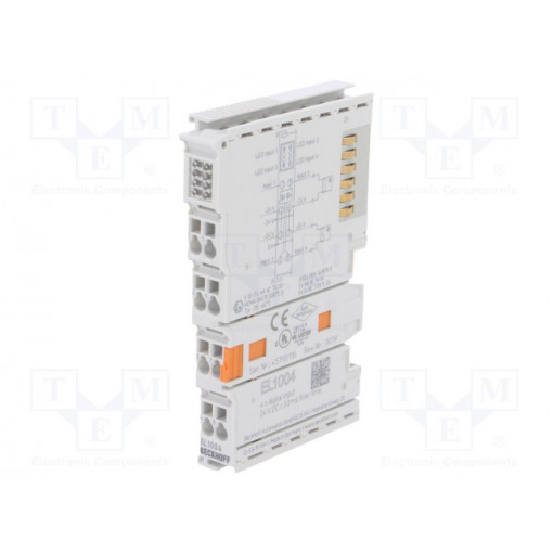 EL1004; Industrial module: digital input; 24VDC; -25÷60°C; IP20; IN: 4; Beckhoff Automation