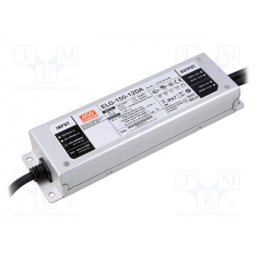 ELG-150-12DA; Power supply: switched-mode; Communication: DALI; LED; 120W; 12VDC; MEAN WELL