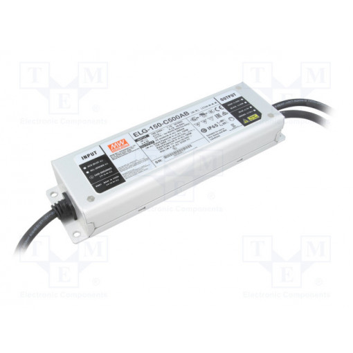 ELG-150-C500AB; Power supply: switched-mode; LED; 150W; 150÷300VDC; 250÷500mA; MEAN WELL