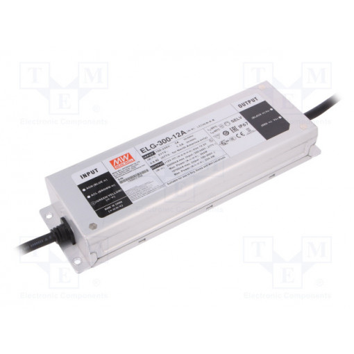 ELG-300-12A; Power supply: switched-mode; LED; 264W; 12VDC; 10÷12VDC; 11÷22A; MEAN WELL
