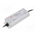 ELG-75-12; Power supply: switched-mode; LED; 60W; 12VDC; 5A; 180÷295VAC; IP67; MEAN WELL