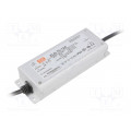 ELG-75-12A; Power supply: switched-mode; LED; 60W; 12VDC; 10.8÷13.2VDC; 2.5÷5A; MEAN WELL