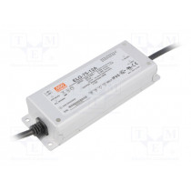 ELG-75-12A; Power supply: switched-mode; LED; 60W; 12VDC; 10.8÷13.2VDC; 2.5÷5A; MEAN WELL