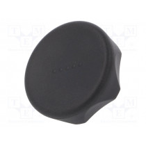 221206-C1; Knob; Ø: 45mm; H: 26mm; technopolymer (PA); Ømount.hole: 8mm; ELESA+GANTER