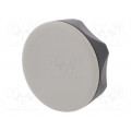 221221-C3; Knob; Ø: 45mm; Int.thread: M6; 12mm; H: 26mm; technopolymer (PA); ELESA+GANTER 221221-C3; Knob; Ø: 45mm; Int.thread: M6; 12mm; H: 26mm; technopolymer (PA); ELESA+GANTER