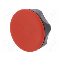 221221-C6; Knob; Ø: 45mm; Int.thread: M6; 12mm; H: 26mm; technopolymer (PA); ELESA+GANTER