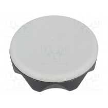 221406-C3; Knob; Ø: 56mm; H: 29mm; technopolymer (PA); Ømount.hole: 8mm; ELESA+GANTER