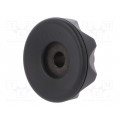 220416-C1; Knob; Ø: 56mm; H: 29mm; technopolymer (PA); Boss material: steel; ELESA+GANTER 220416-C1; Knob; Ø: 56mm; H: 29mm; technopolymer (PA); Boss material: steel; ELESA+GANTER