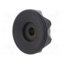 220416-C1; Knob; Ø: 56mm; H: 29mm; technopolymer (PA); Boss material: steel; ELESA+GANTER