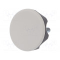 222416-C3; Knob; Ø: 56mm; Ext.thread: M8; 30mm; technopolymer (PA); Cap: grey; ELESA+GANTER