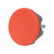 222416-C6; Knob; Ø: 56mm; Ext.thread: M8; 30mm; technopolymer (PA); Cap: red; ELESA+GANTER