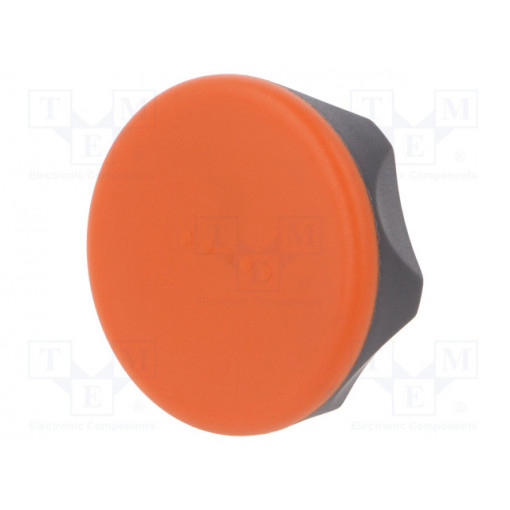 221636-C2; Knob; Ø: 70mm; Int.thread: M12; 17mm; H: 35mm; technopolymer (PA); ELESA+GANTER