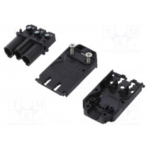 EPN1104; Connector: AC supply; screw terminal; male; EPN3; 0.5÷2.5mm2; 20A; AAG STUCCHI EPN1104; Connector: AC supply; screw terminal; male; EPN3; 0.5÷2.5mm2; 20A; AAG STUCCHI
