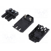 EPN1114; Connector: AC supply; screw terminal; female; EPN3; 0.5÷2.5mm2; AAG STUCCHI EPN1114; Connector: AC supply; screw terminal; female; EPN3; 0.5÷2.5mm2; AAG STUCCHI