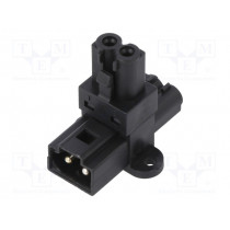 EPT004; Transition: T adapter; male,female x2; EPN2; 16A; 250VAC; PIN: 2; AAG STUCCHI EPT004; Transition: T adapter; male,female x2; EPN2; 16A; 250VAC; PIN: 2; AAG STUCCHI