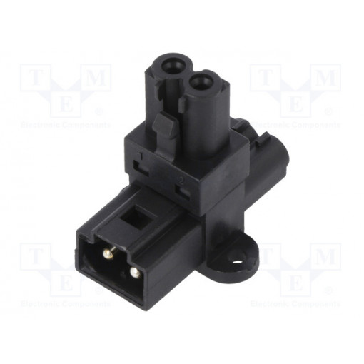 EPT004; Transition: T adapter; male,female x2; EPN2; 16A; 250VAC; PIN: 2; AAG STUCCHI EPT004; Transition: T adapter; male,female x2; EPN2; 16A; 250VAC; PIN: 2; AAG STUCCHI