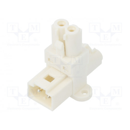 EPT005; Transition: T adapter; male,female x2; EPN2; 16A; 250VAC; PIN: 2; AAG STUCCHI EPT005; Transition: T adapter; male,female x2; EPN2; 16A; 250VAC; PIN: 2; AAG STUCCHI