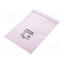 20-008-1012; Protection bag; ESD; L: 305mm; W: 254mm; Thk: 50um; IEC 61340-5-1; EUROSTAT GROUP