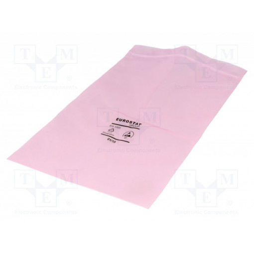 20-012-0610; Protection bag; ESD; L: 254mm; W: 152mm; Thk: 90um; IEC 61340-5-1; EUROSTAT GROUP