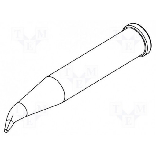 0102SDLF06L; Tip; elongated,conical sloped; 0.6mm; ERSA