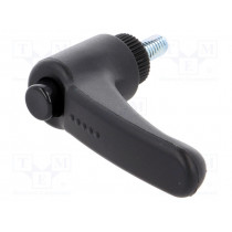 ERX.44 P-M5X10-C1; Lever; adjustable; Thread len: 10mm; Lever length: 44mm; -30÷130°C; ELESA+GANTER ERX.44 P-M5X10-C1; Lever; adjustable; Thread len: 10mm; Lever length: 44mm; -30÷130°C; ELESA+GANTER