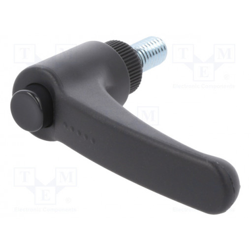 ERX.63 P-M8X16-C1; Lever; adjustable; Thread len: 16mm; Lever length: 63mm; -30÷130°C; ELESA+GANTER