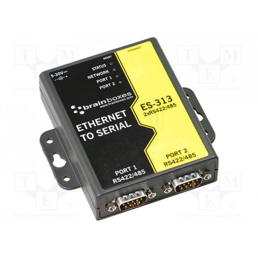 ES-313; Industrial module: serial device server; Number of ports: 3; BRAINBOXES