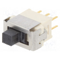 ES21MCBE; Switch: slide; Pos: 2; DPDT; 0.4A/20VAC; 0.4A/20VDC; ON-ON; -30÷85°C; C&K