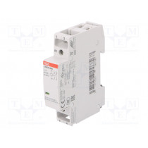 1SBE121111R1420; Contactor: 2-pole installation; NO x2; 12VAC; 12VDC; 20A; DIN; ESB; ABB
