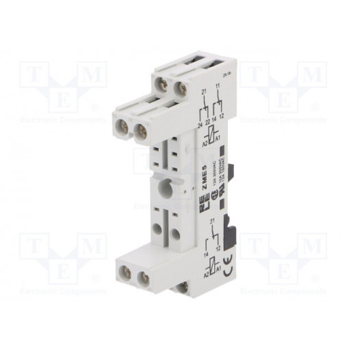 ESD05000; Socket; 12A; Mounting: DIN; Series: SPA,SPD,STA; 75x15.5x42.5mm; CELDUC ESD05000; Socket; 12A; Mounting: DIN; Series: SPA,SPD,STA; 75x15.5x42.5mm; CELDUC