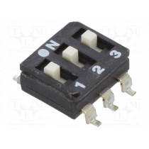 ESD103EZ; Switch: DIP-SWITCH; Poles number: 3; OFF-ON; 0.025A/24VDC; Pos: 2; ECE