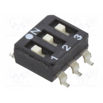 ESD103LTZ; Switch: DIP-SWITCH; Poles number: 3; OFF-ON; 0.025A/24VDC; Pos: 2; ECE