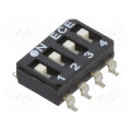 ESD104LTZ; Switch: DIP-SWITCH; Poles number: 4; OFF-ON; 0.025A/24VDC; Pos: 2; ECE ESD104LTZ; Switch: DIP-SWITCH; Poles number: 4; OFF-ON; 0.025A/24VDC; Pos: 2; ECE