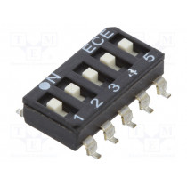 ESD105LTZ; Switch: DIP-SWITCH; Poles number: 5; OFF-ON; 0.025A/24VDC; Pos: 2; ECE