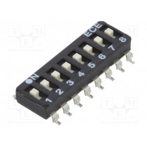 ESD108LTZ; Switch: DIP-SWITCH; Poles number: 8; OFF-ON; 0.025A/24VDC; Pos: 2; ECE