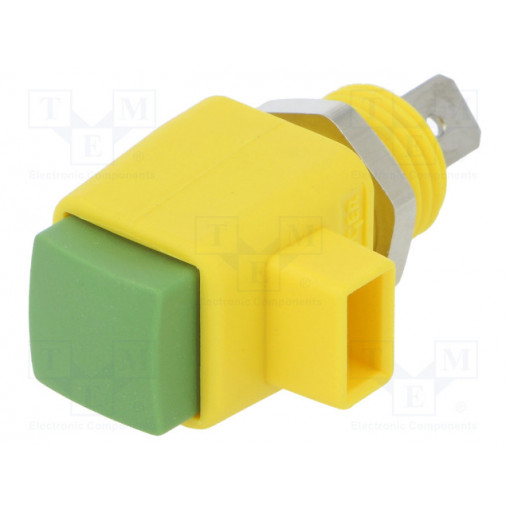 ESD798/GNGE; Laboratory clamp; yellow-green; 300VDC; 16A; Contacts: nickel; SCHÜTZINGER