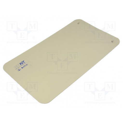 157CUT 60120BEIGE; Bench mat; ESD; 600x1200mm; Thk: 2mm; beige; Rsurf: 5÷500MΩ; 440°C; ELME 157CUT 60120BEIGE; Bench mat; ESD; 600x1200mm; Thk: 2mm; beige; Rsurf: 5÷500MΩ; 440°C; ELME