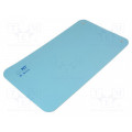 157 60120 BLUE; Bench mat; ESD; 600x1200mm; Thk: 2mm; blue; Rsurf: 5÷500MΩ; 440°C; ELME