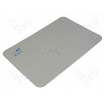 157 4060 GREY; Bench mat; ESD; 400x600mm; Thk: 2mm; grey; Rsurf: 5÷500MΩ; 440°C; ELME 157 4060 GREY; Bench mat; ESD; 400x600mm; Thk: 2mm; grey; Rsurf: 5÷500MΩ; 440°C; ELME