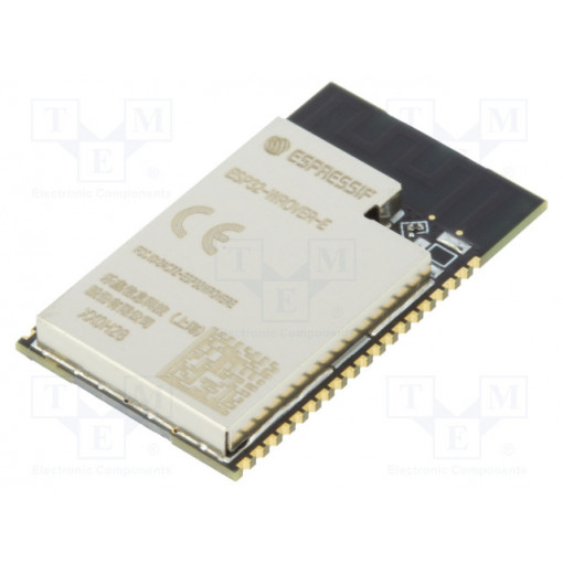 ESP32-WROVER-E; Module: IoT; Bluetooth Low Energy,WiFi; SMD; ESPRESSIF