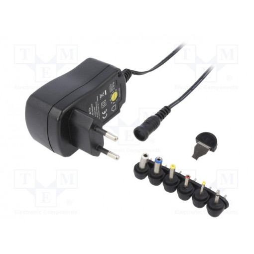 ESPE-12UN-W2E; Power supply: switched-mode; 1A; 12W; Plug: EU; 90÷264VAC; 0÷40°C; ESPE
