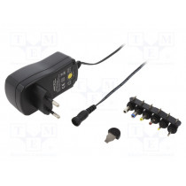 ESPE-24UN-W2E; Power supply: switched-mode; 2A; 24W; Plug: EU; 90÷264VAC; 0÷40°C; ESPE