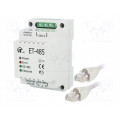 ET-485; Industrial module: converter; RS485/ETHERNET; -35÷55°C; 100Mbps; NOVATEK ELECTRO