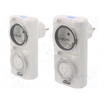 ET0006A; Programmable time switch; 30min÷24h; 230VAC/16A; 230VAC; IP44; LOGILINK